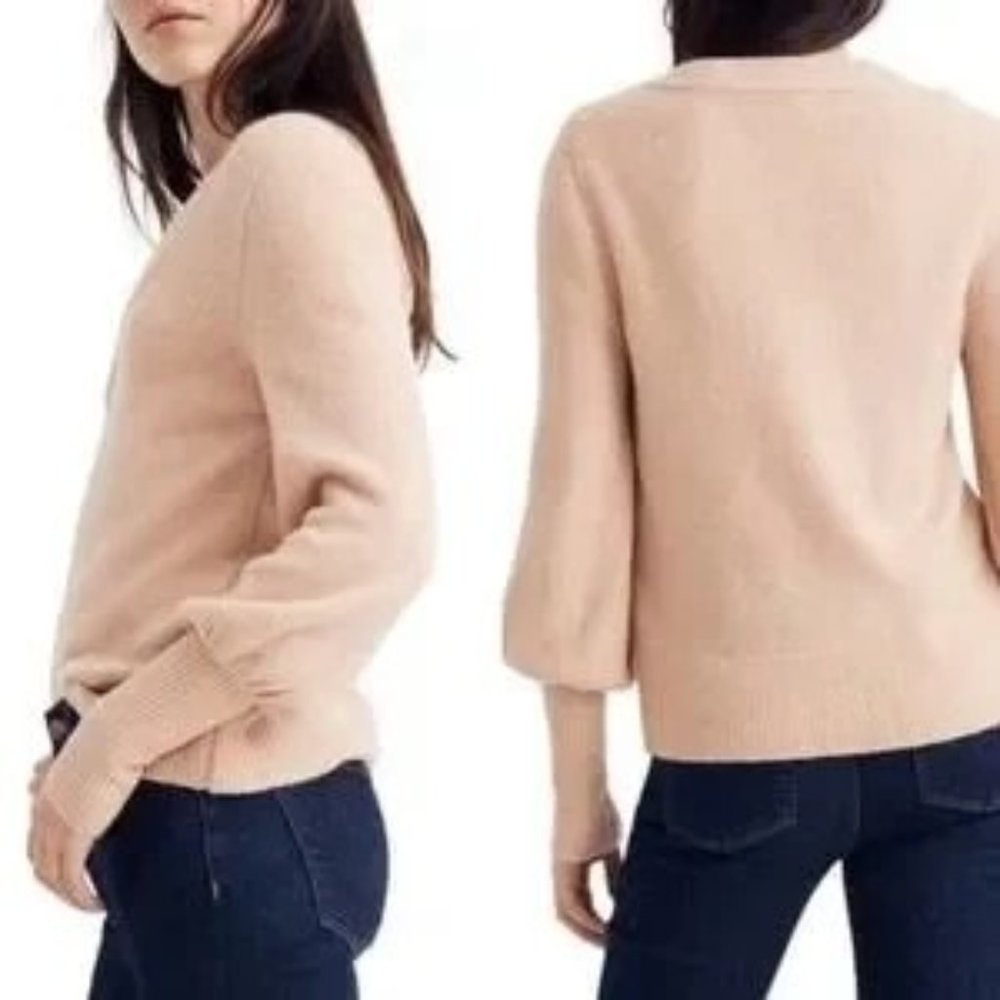 Madewell Blush Pink V-Neck Sweater - Picture 2 of 8